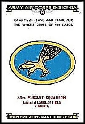 21 33rd Pursuit Squadron
